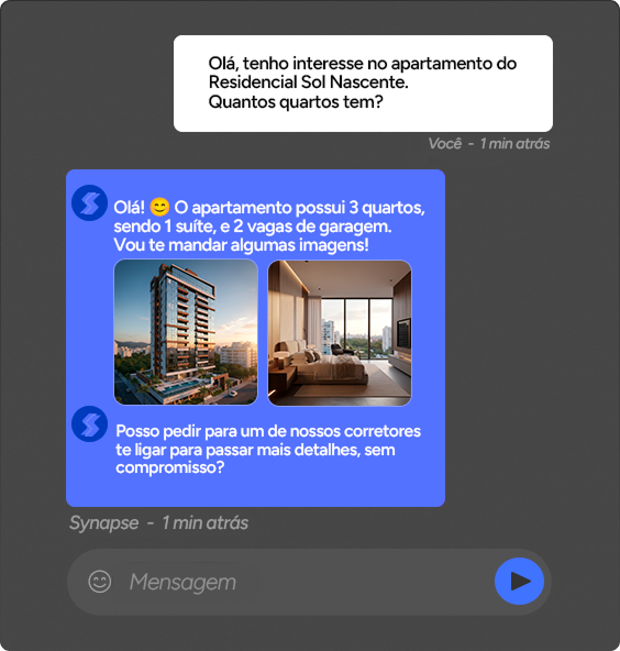 Exemplo de chat com IA